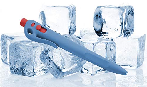 Detectable Metal Retractable Pens - 50 Pack, Blue Pressurized 'Cryo' Ink, Pocket Clip & Lanyard Attachment | Perfect for Food Processing, Pharmaceutical & Industrial Safety Compliance