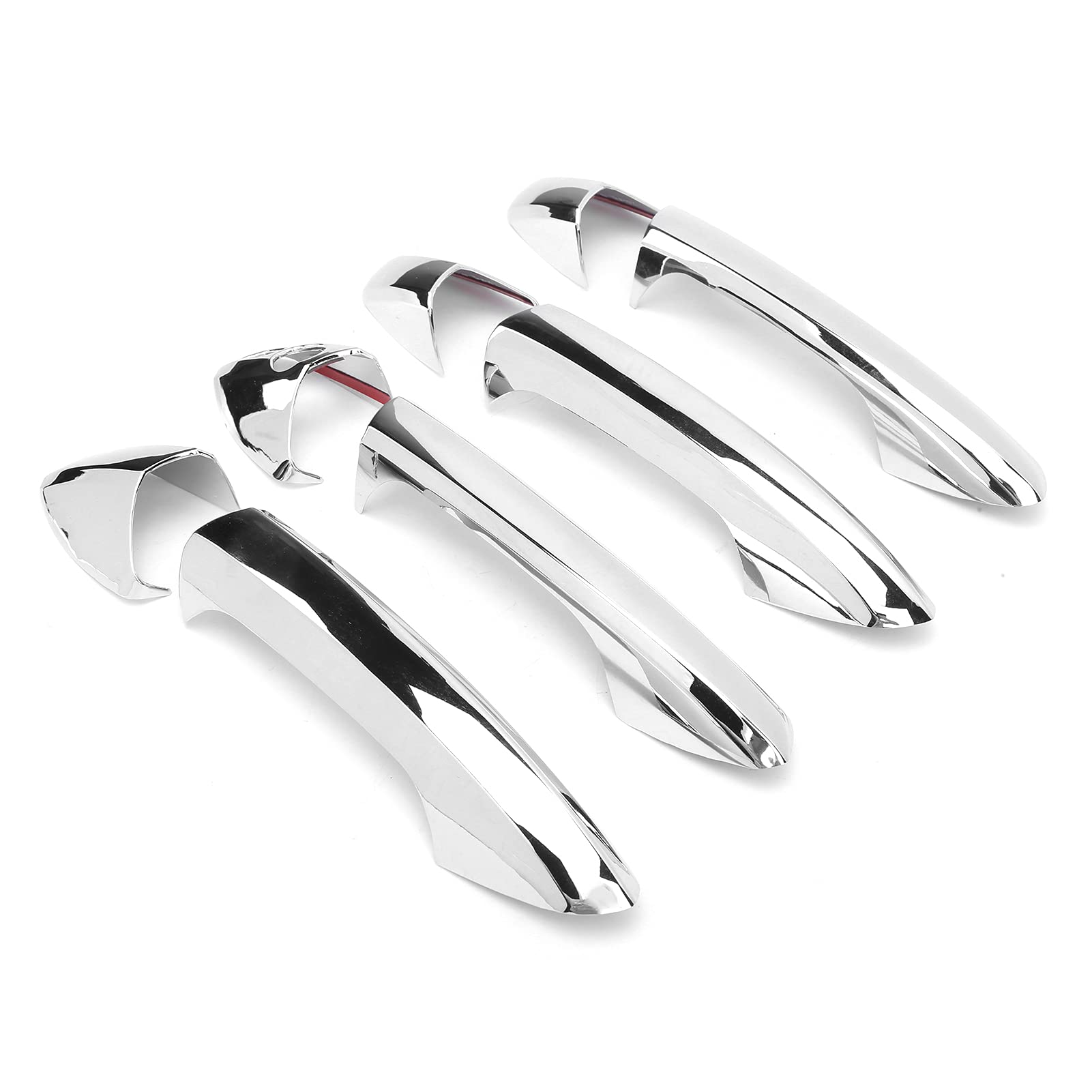 Chrome Plated Exterior Door Handle Cover Trim - 4Pcs for Mercedes C-Class W204 (2008-2013) | Car Accessories for Protection & Style Upgrade | Perfect for Daily Commute & Car Shows