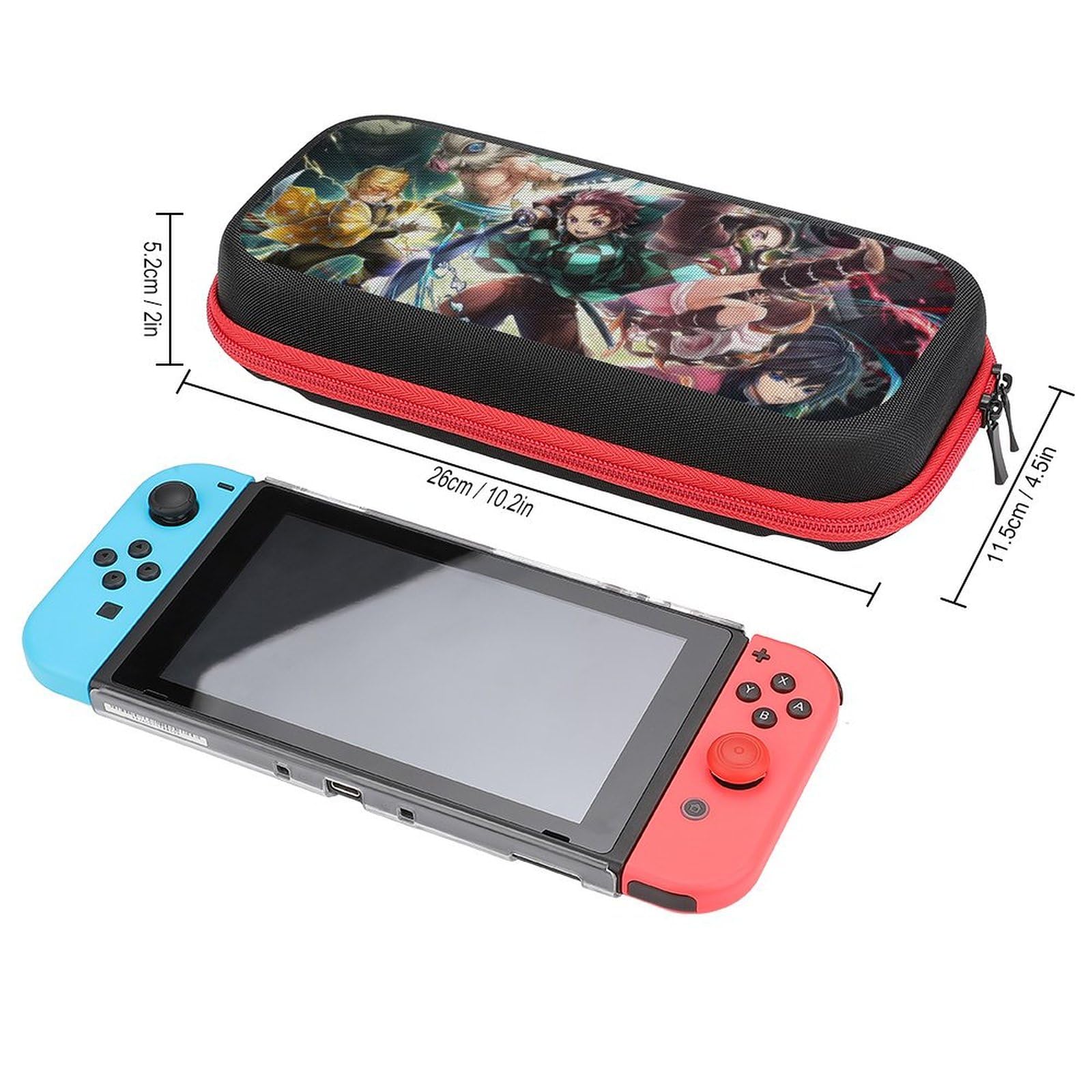 Leypian Protective Carrying Case for Nintendo Switch OLED & Switch Lite - Durable Travel Game Storage Bag with Accessories Compartment | Perfect for Gaming on the Go, Travel, and Daily Storage