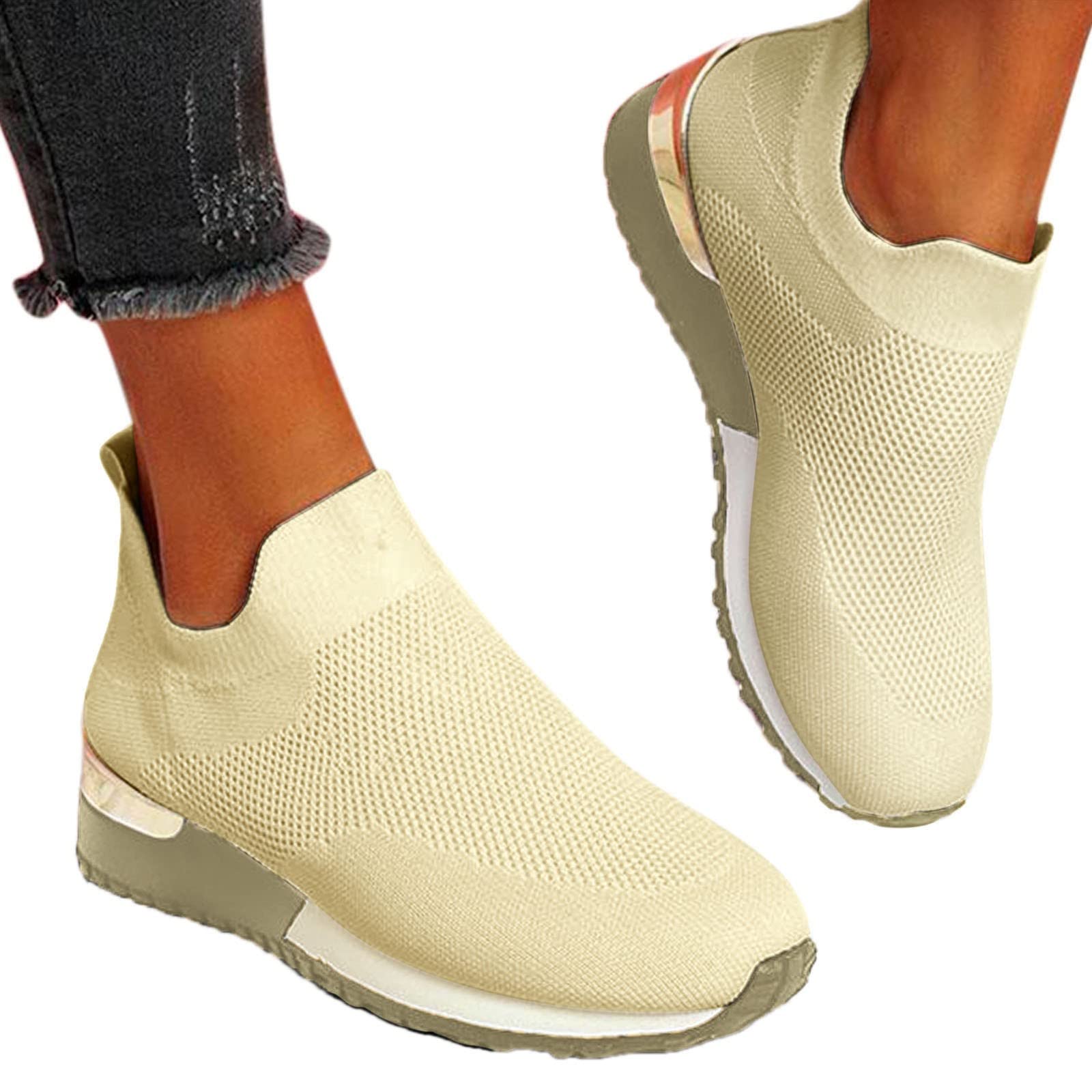 Slip On Dress Shoes for Men & Women - Comfortable Flat Tennis Shoes for Travel & Work - Non-Slip Restaurant Casual Shoes (Black) - Perfect for Office, Walking & Daily Wear