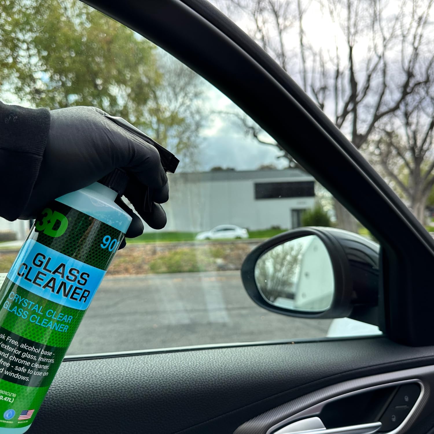 3D Glass Cleaner – Streak-Free, Tint-Safe Formula for Windows, Mirrors & Chrome – Ready-to-Use Car Glass Cleaner – Perfect for Auto Detailing, Home Cleaning & Office Maintenance