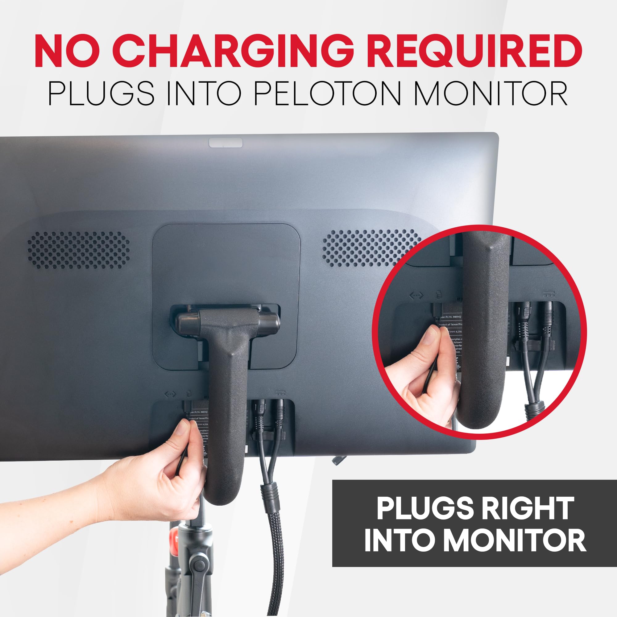 Peloton Bike & Treadmill Fan - Compatible with Original, Bike+, and Tread - No Batteries Needed - Perfect for Home Gym Workouts and Indoor Cycling Sessions