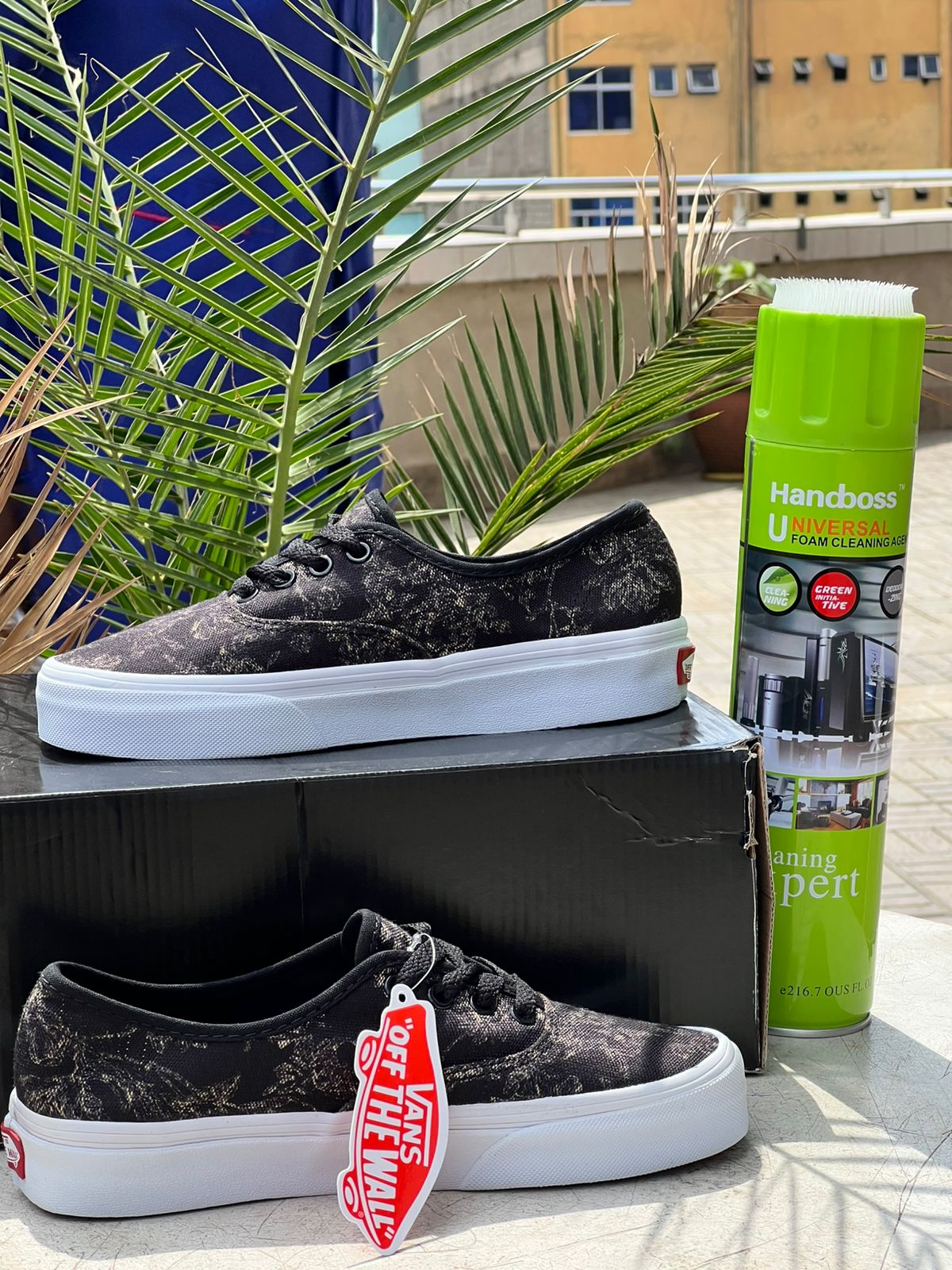Vans Dark Abstract Sneakers for Men & Women - Trendy Casual Skate Shoes for Streetwear & Everyday Wear - Perfect for Skating, Walking & Urban Fashion