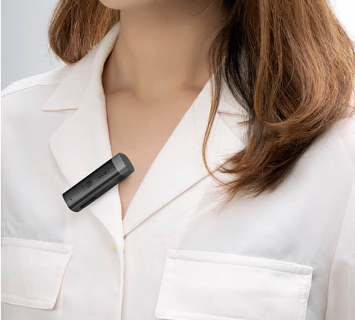 BOYA BY-WM3U Wireless Lavalier Microphone System for OBSBOT Tiny 2 & Tail Air Cameras - Professional Omni-Directional Mic with CE Certification (OMB 2110) - Perfect for Vlogging, Live Streaming & Conference Recording