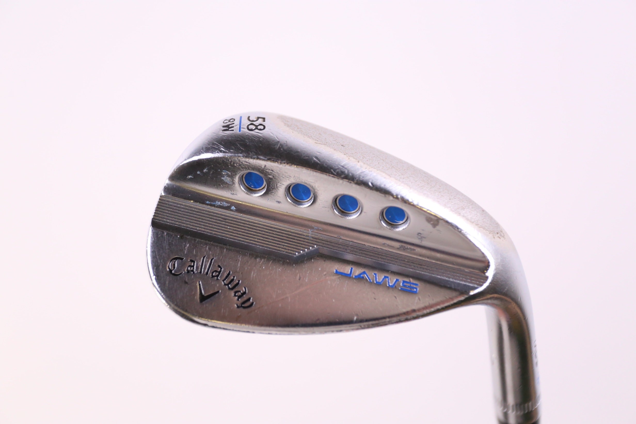 Used Callaway MD5 JAWS Chrome Lob Wedge - Right Handed 58° Stiff Flex Golf Club for Short Game & Bunker Shots