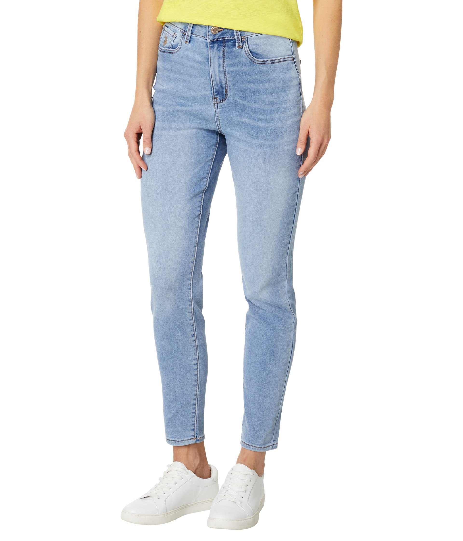 USPA Ultra High-Rise Light Wash Jeans for Women | Casual & Work Wear
