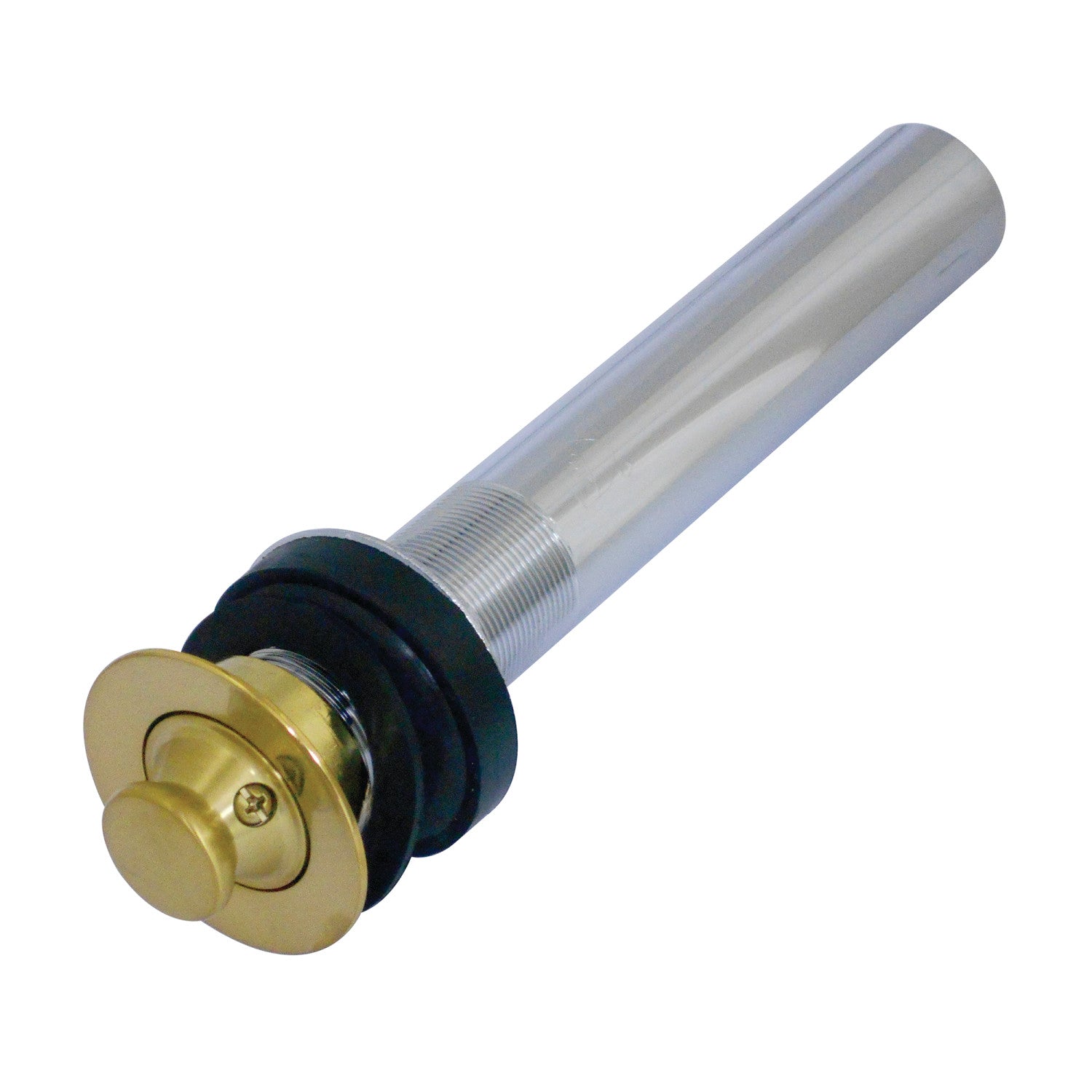 Lift & Turn Sink Drain Stopper - Chrome Plated Pop-Up Drain Assembly for Kitchen & Bathroom Sinks - Perfect for Easy Cleaning and Water Flow Control