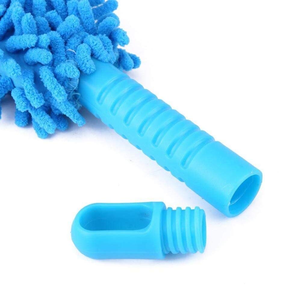 Premium Car Cleaning Brush - Flexible Long Handle Microfiber Chenille Wheel Cleaner for Alloy Rims | Car Wash Detailing Kit for Interior & Exterior Cleaning