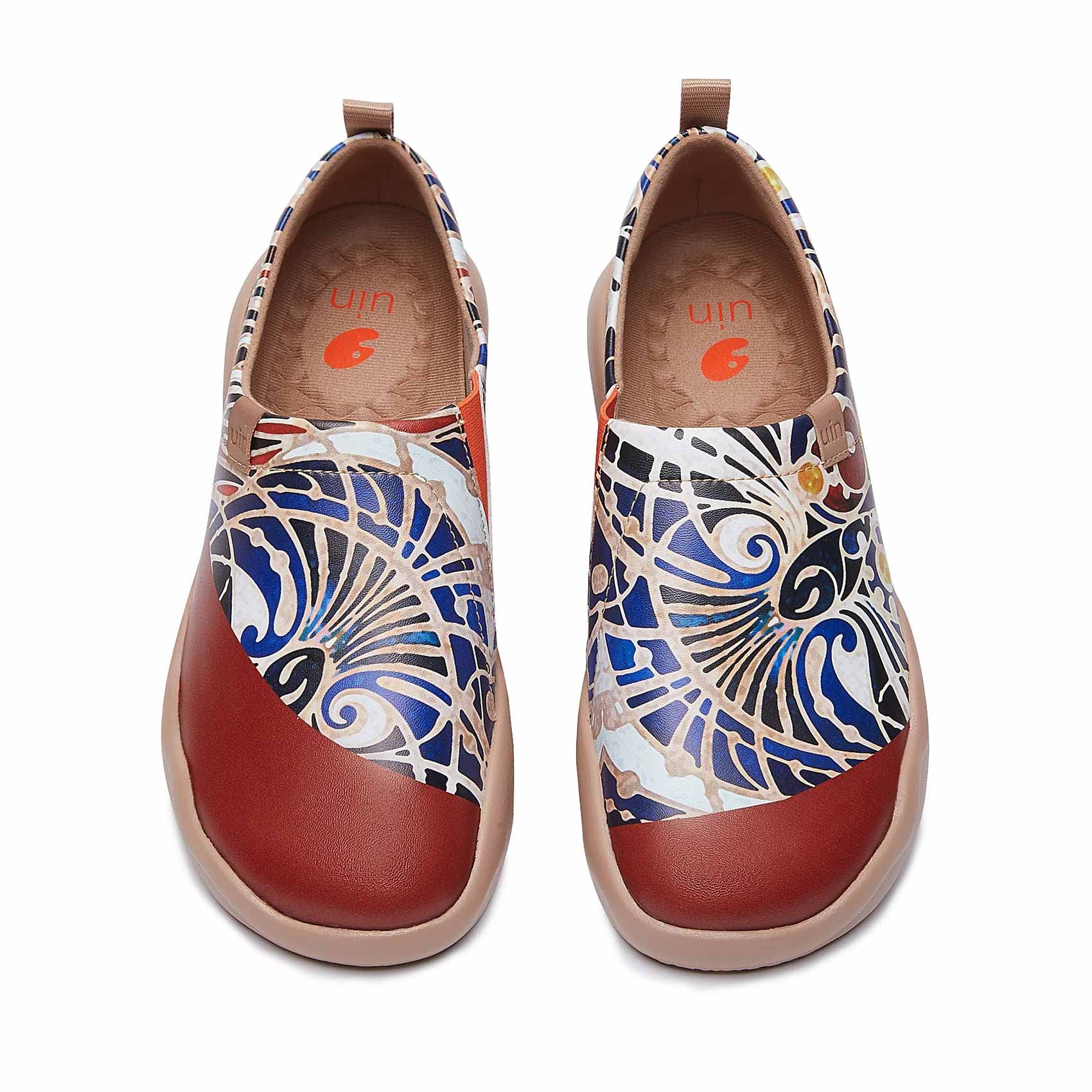 UIN Women's Slip-On Walking Shoes | Lightweight Travel Loafers | Microfiber Casual Sneakers | Comfortable Fashion Footwear for Women | Perfect for Travel, Work & Everyday Wear