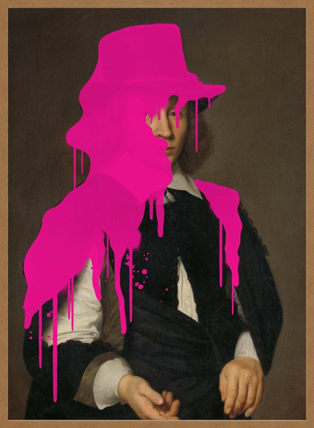 Drippy Dirck Portrait Print - High Quality Art Wall Decor for Living Room, Bedroom & Office | Unique Gift Idea for Art Lovers