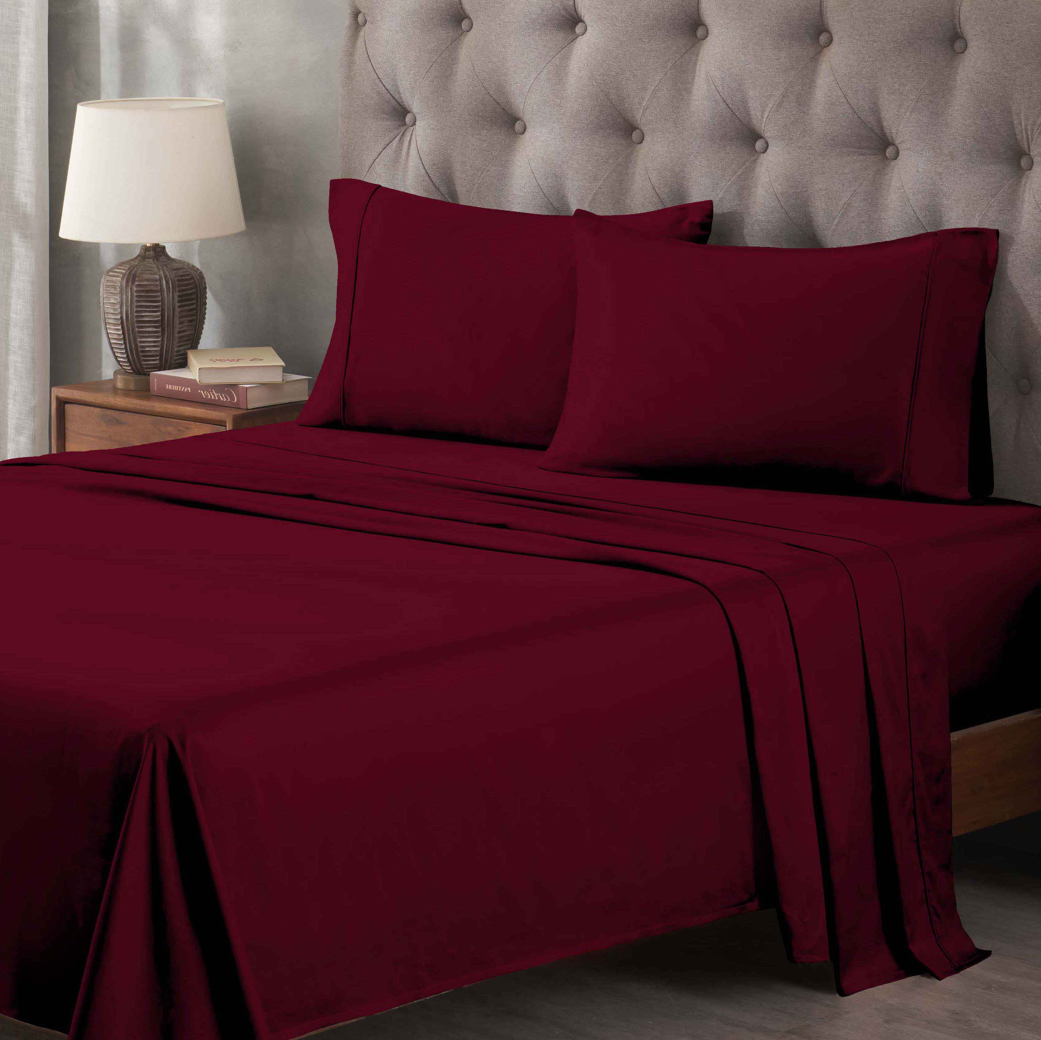 Premium 400 Thread Count Egyptian Cotton Bed Sheet Set - Soft, Breathable & Durable for Ultimate Comfort - Perfect for Luxury Bedrooms & Hotels