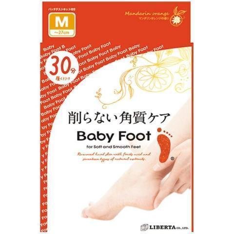Liberta Baby Foot Exfoliation Foot Peel Mask - 30 Minutes Treatment for Soft Smooth Feet - Size M - Perfect for Pedicure, Spa Day & At-Home Foot Care
