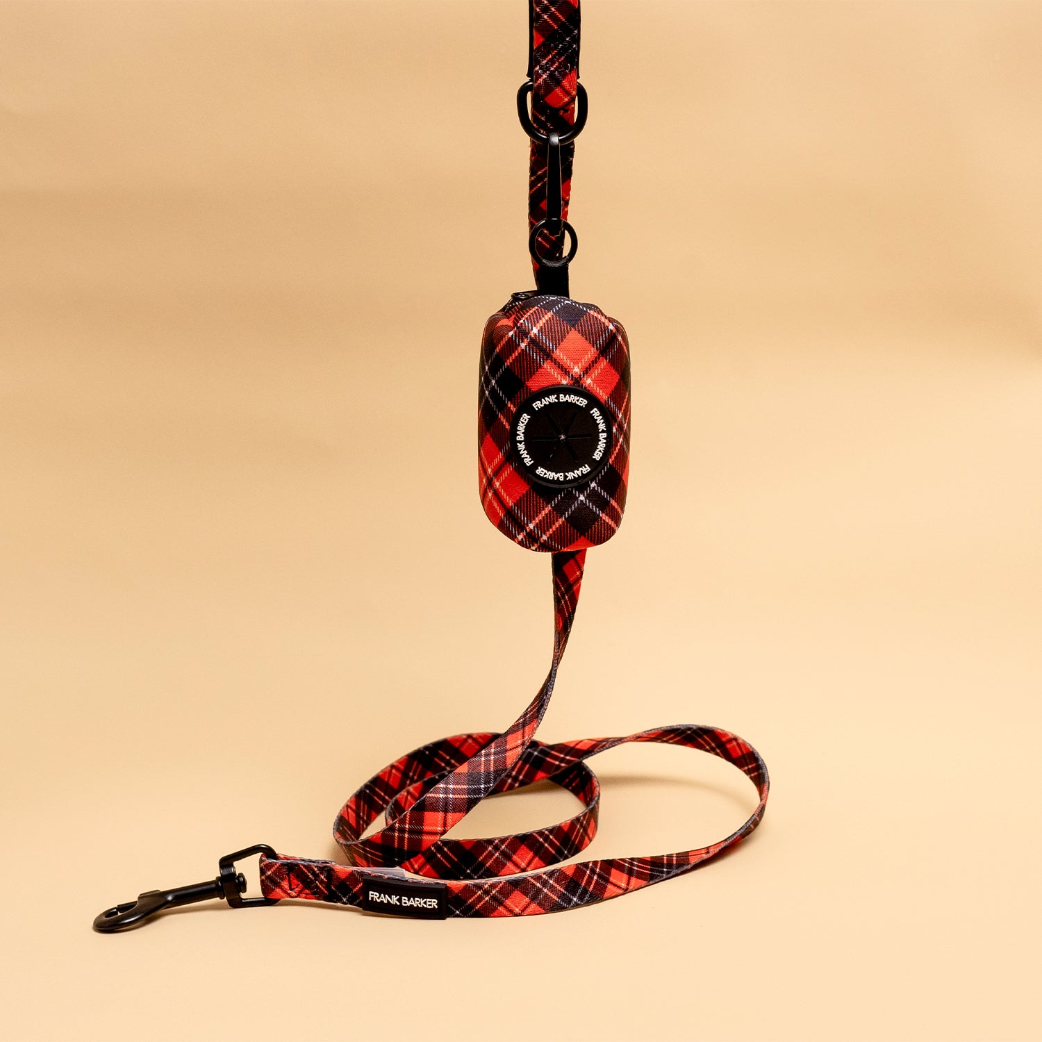 Frank Barker Tartan Poop Bags for Dogs - Biodegradable Waste Bags for Pet Cleanup, Walking, and Outdoor Adventures