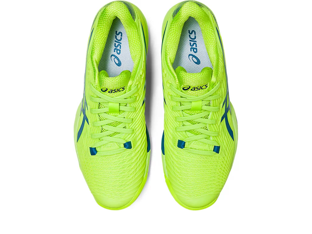 ASICS Women's Solution Speed FF 2 Tennis Shoes - Hazard Green/Blue | Lightweight Performance Court Shoes for Women | Perfect for Competitive Matches & Training Sessions