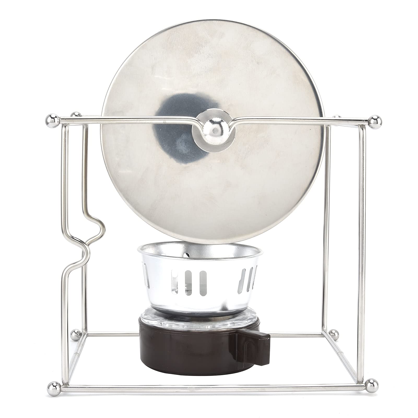 Alvinlite Stainless Steel Hand-Cranked Coffee Bean Roaster Machine - Temperature Control for Home & Small Coffee Shops - Perfect for Fresh Roasting Specialty Coffee Beans