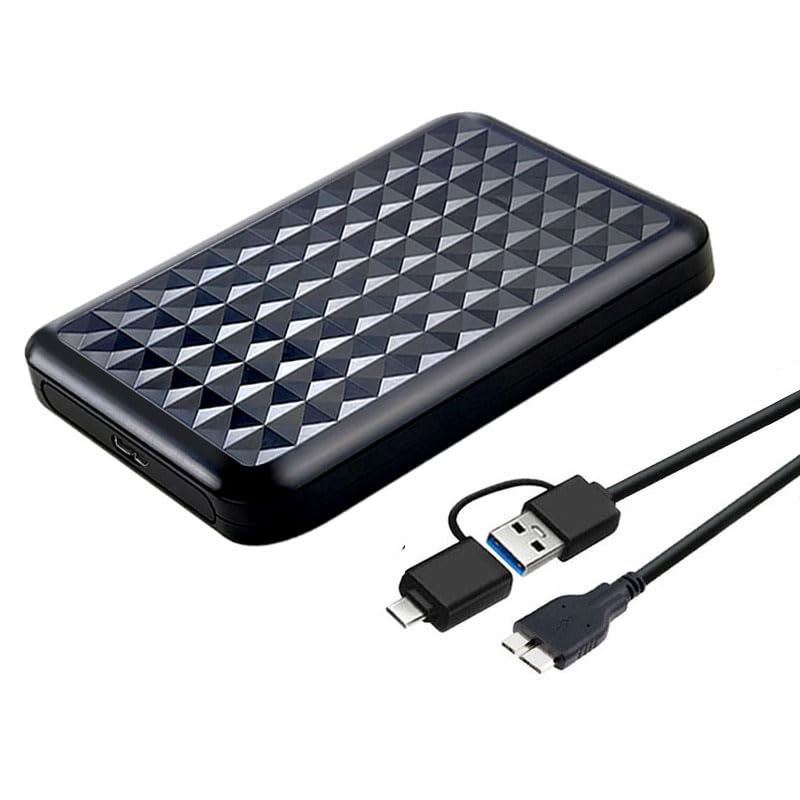 1TB Ultra Slim Portable External Hard Drive USB 3.0 - High-Speed 2.5
