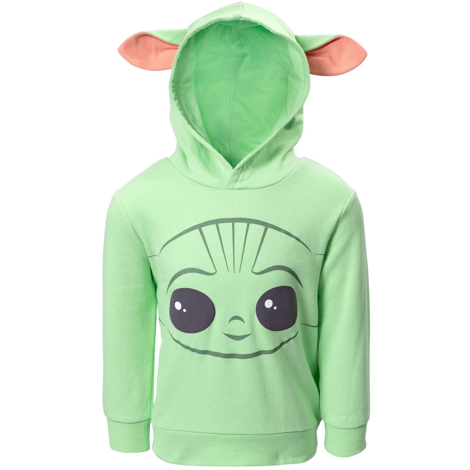 Star Wars The Mandalorian The Child Baby Yoda Cosplay Hoodie - Soft Fleece Pullover for Infants & Kids (3M-8Y) - Perfect for Halloween Costumes, Birthday Gifts & Star Wars Fans