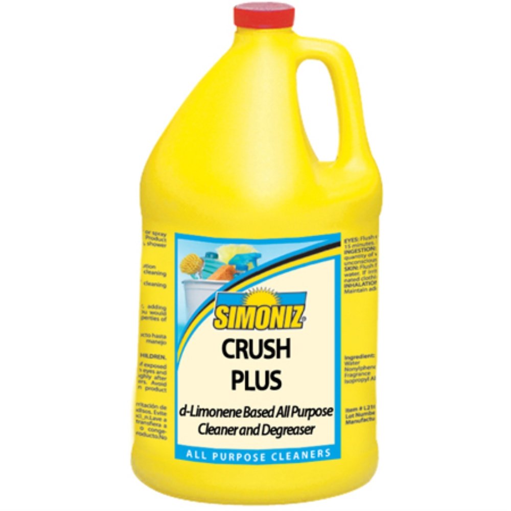 Crush Plus All-Purpose Cleaner and Degreaser - 1 Gallon (Case of 1) - Heavy-Duty Multi-Surface Cleaner for Kitchen, Garage, and Industrial Use