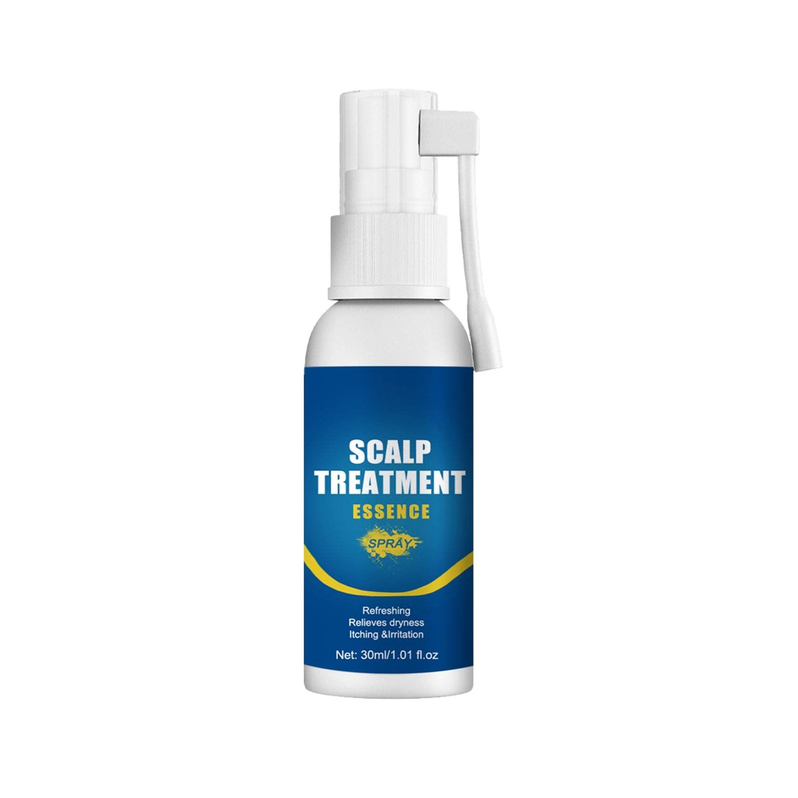 Organic Scalp Fast Hair Growth Spray - Anti Hair Loss Treatment with Deep Moisturizing Conditioner for Damaged Hair (30ml, Blue) | Promote Healthy Hair Growth for Men & Women - Perfect for Daily Hair Care Routine & Styling