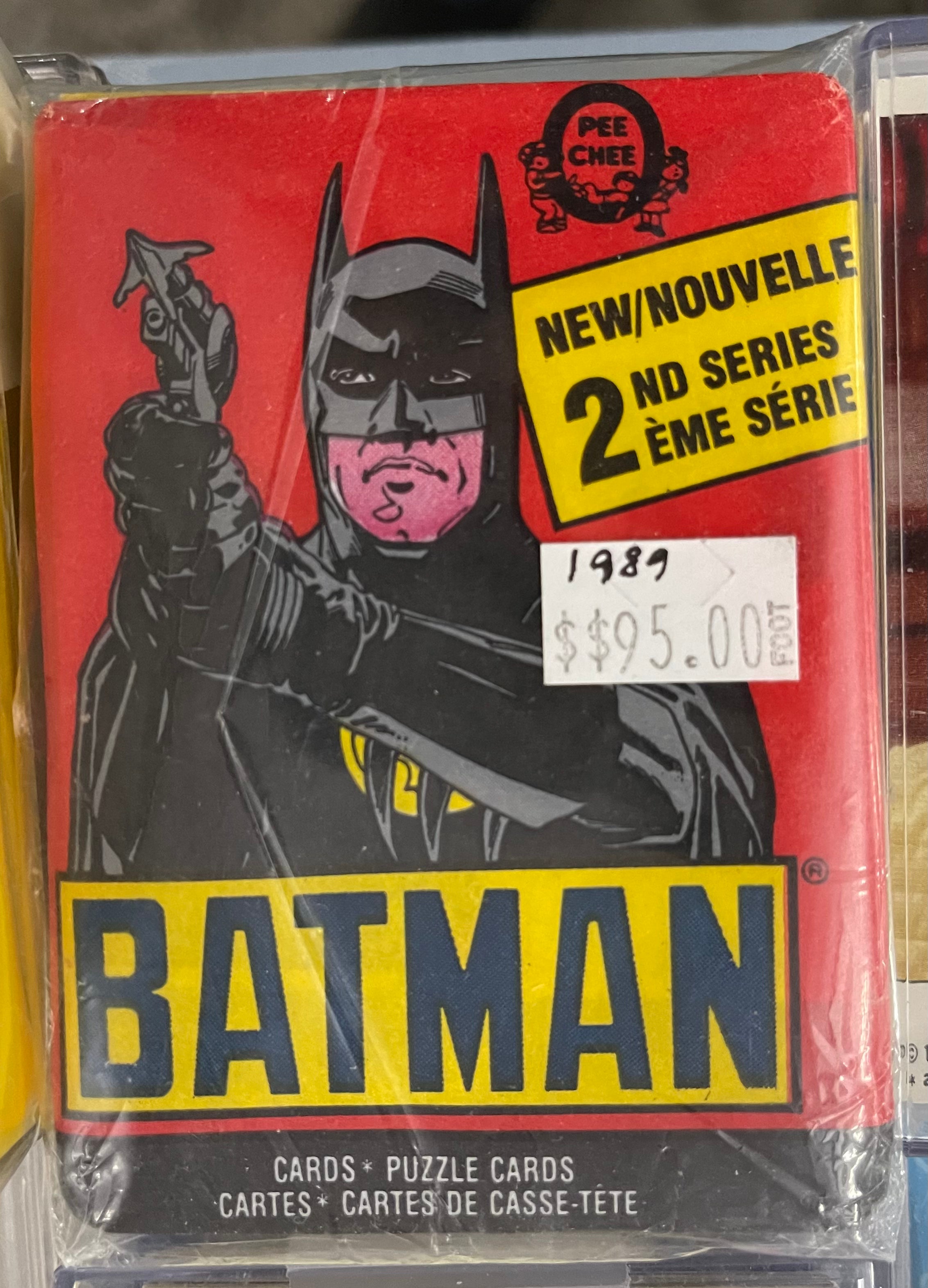 Batman 1989 Movie Series 2 OPC Trading Cards & Sticker Set - Collectible Memorabilia for Fans & Card Game Enthusiasts