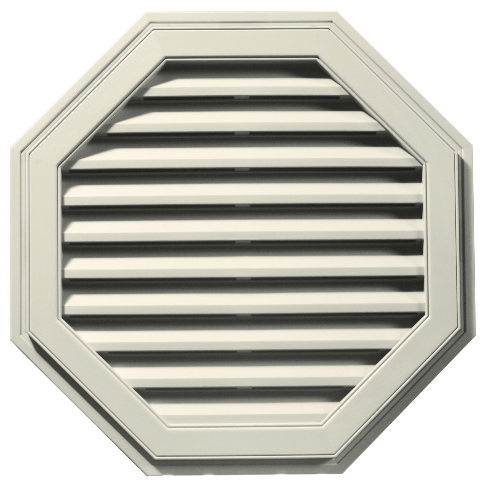 Builders Edge 120013232082 Roof Ventilation Vent - White Linen Color - Improve Airflow & Prevent Moisture for Attics & Roofs - Perfect for Home & Commercial Building Ventilation Systems