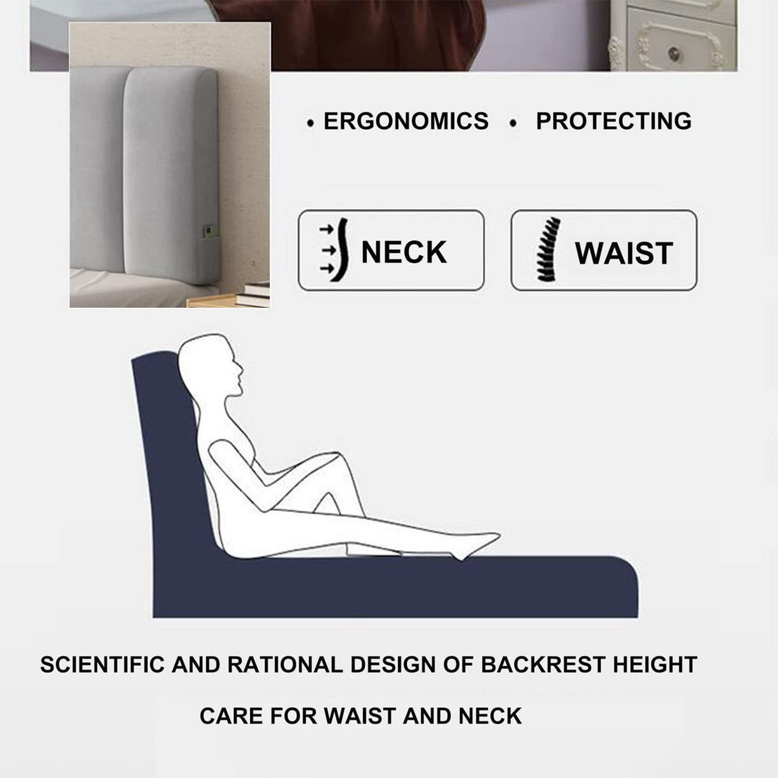 King Size Headboard Rest Cushion - 78.7