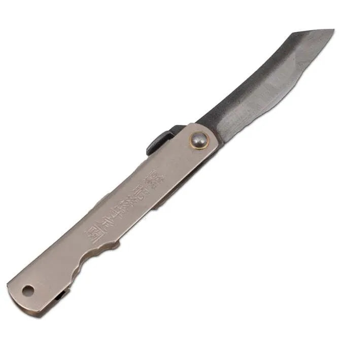 Kikuichi Japanese Carpenter's Pocket Knife - High Carbon Steel Utility Knife for Woodworking, Camping & Outdoor Use | Perfect for Carving, Whittling & DIY Projects