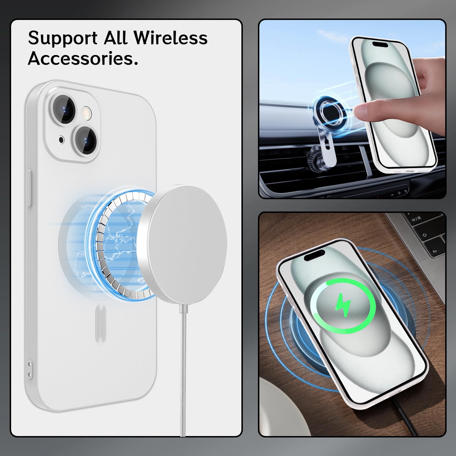 Magnetic Case for iPhone 15 Plus 6.7