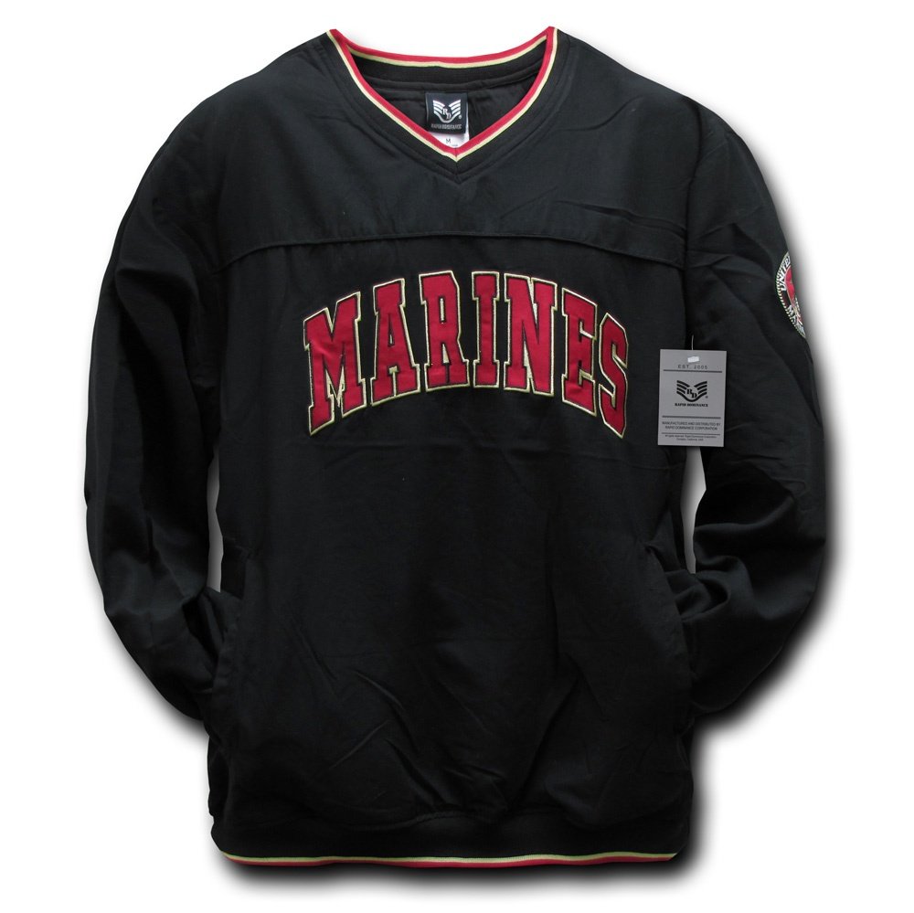 Rapiddominance Marines Microfiber Pullover Hoodie - Lightweight Quick-Dry Comfortable Sweatshirt for Men - Perfect for Outdoor Activities, Gym, and Casual Wear