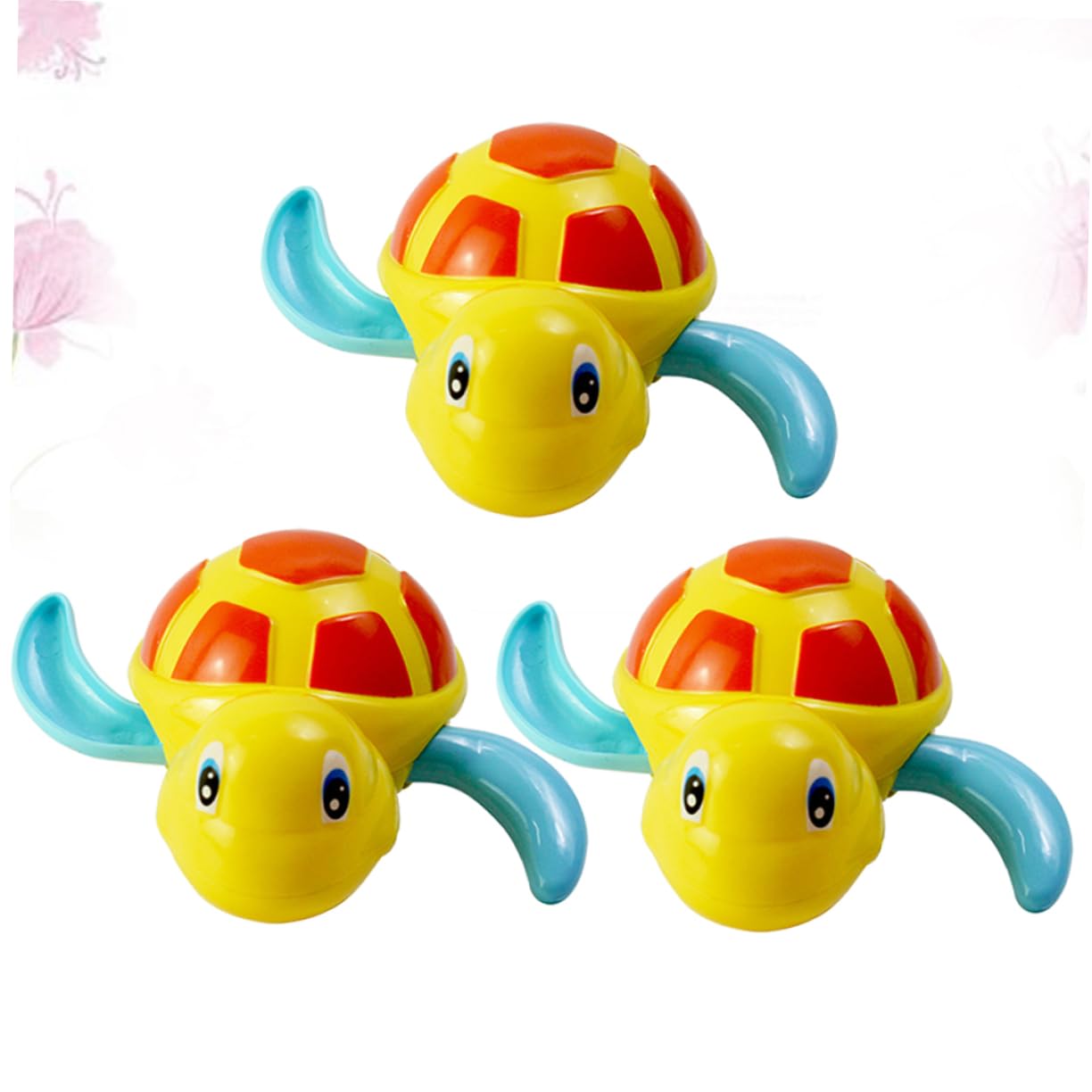9 Pcs Wind-Up Animal Bath Toys - Cute Rubber Duck & Sea Creatures for Bubble Bath, Pool & Baby Shower Gifts - Fun Bathtime Play Set for Toddlers & Kids