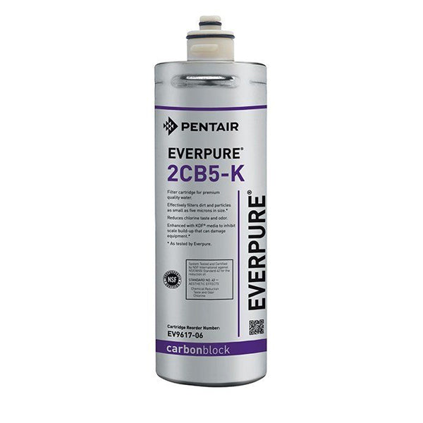 Everpure 2CB Replacement Water Filter Cartridge - Compatible with Everpure Systems, Reduces Chlorine & Impurities - Perfect for Home, Office & Commercial Use
