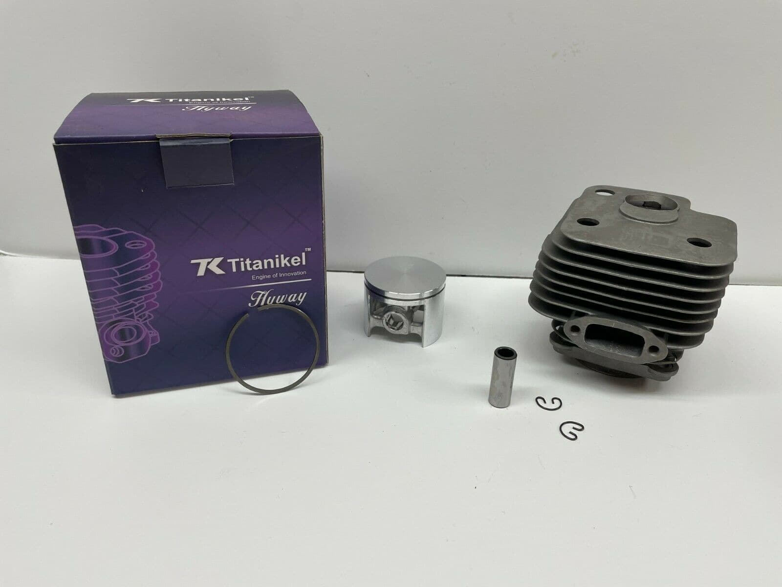 Hyway Cylinder Kit Titanikel for Husqvarna 272 Chainsaw - 52mm Piston - Compatible with 503 75 81 71 Wagners Models - Perfect for Chainsaw Repair & Engine Rebuilds