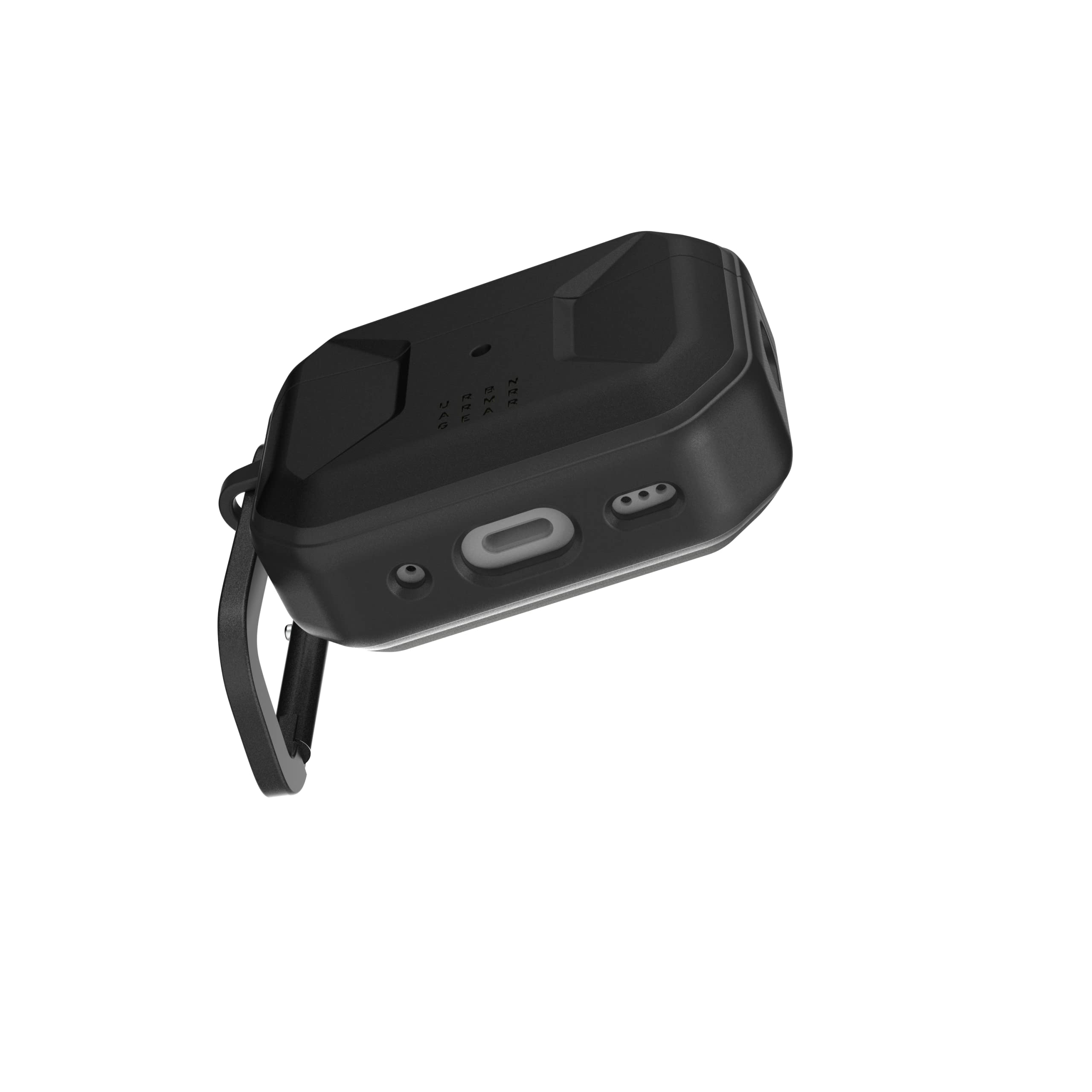 UAG Rugged Slim Protective Case for AirPods Pro 2nd Gen (2022) - Water Resistant Cover with Detachable Keychain | Civilian Black | Perfect for Outdoor Activities, Travel & Daily Use