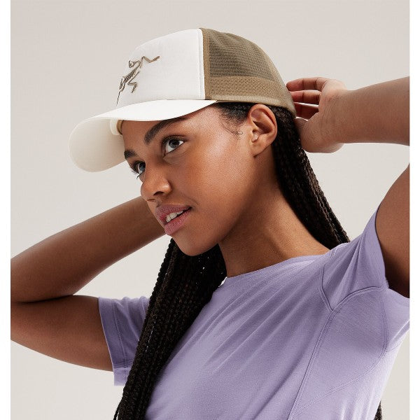 Arc'teryx Bird Trucker Curved Hat - Premium Adjustable Baseball Cap for Outdoor Adventures, Hiking & Casual Wear