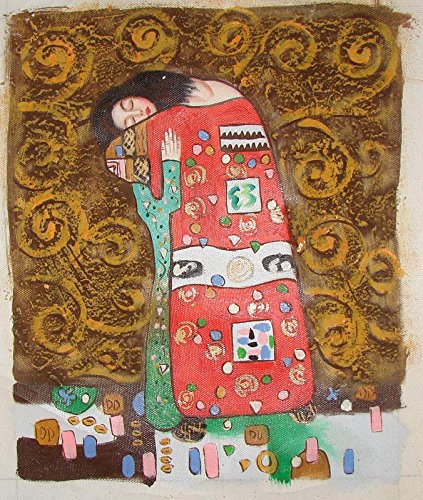 Gustav Klimt Love Wall Decal - Peel & Stick Removable Art Sticker (32