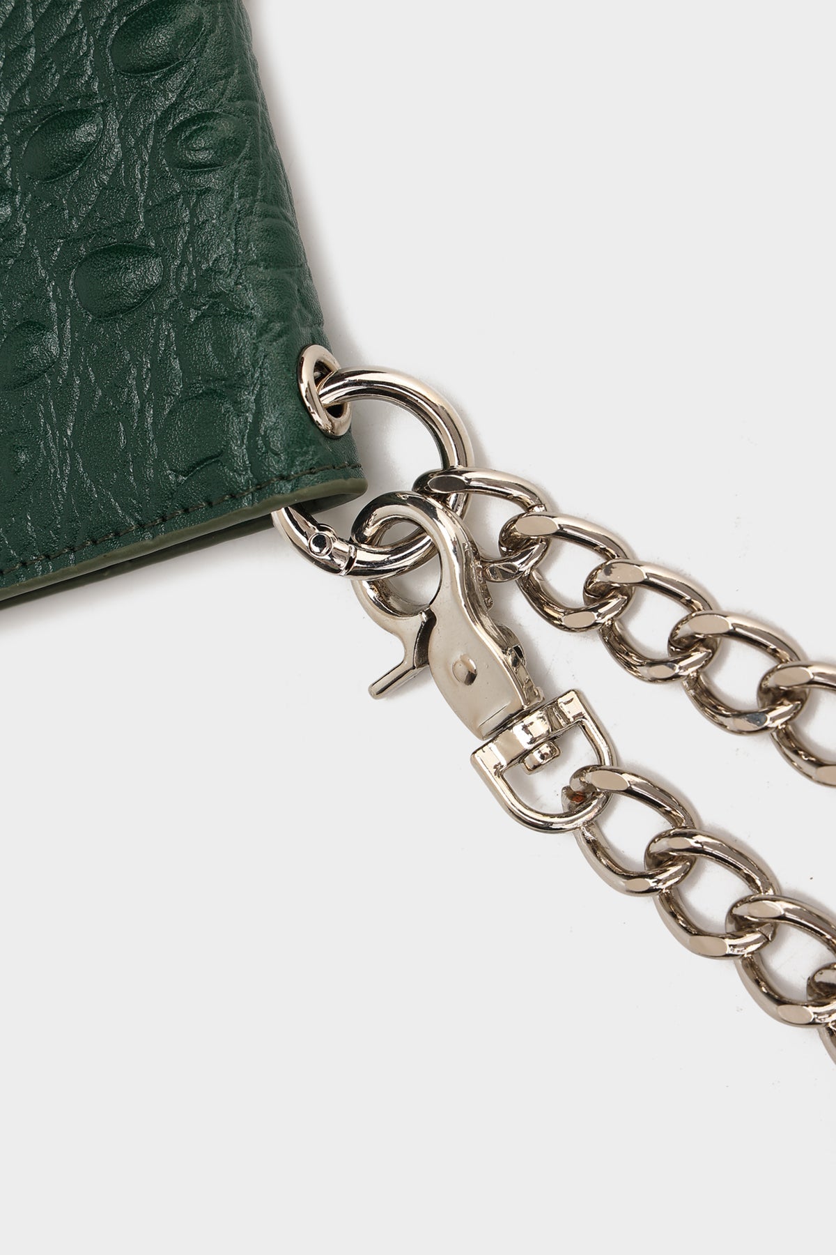 Apollo 2 Chain Wallet for Men - Genuine Leather Emerald Green Bifold Wallet with RFID Blocking | Perfect for Everyday Use, Travel & Business