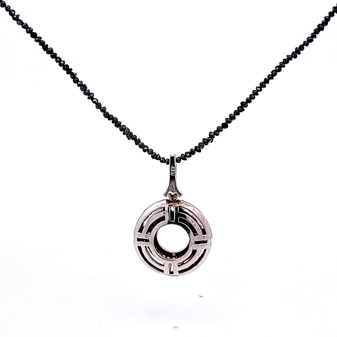0.80 Carat Round Brilliant H SI2 Diamond Platinum Pendant Necklace for Women - Elegant Jewelry Gift for Anniversary, Valentine's Day & Special Occasions