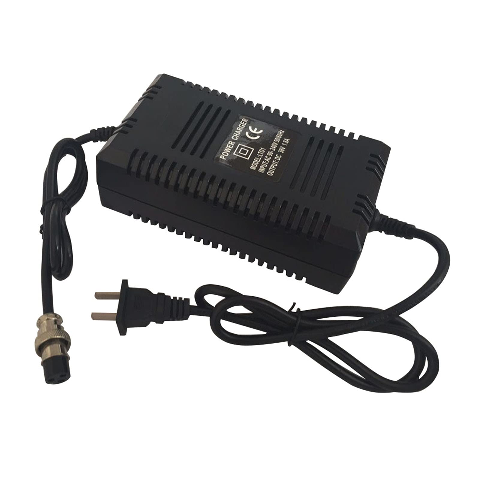 36V 1.8A Electric Bike Battery Charger for E-Bike & Scooter - US Plug | Fast Charging & Safe Protection | Perfect for Commuting, Leisure Rides & Outdoor Adventures
