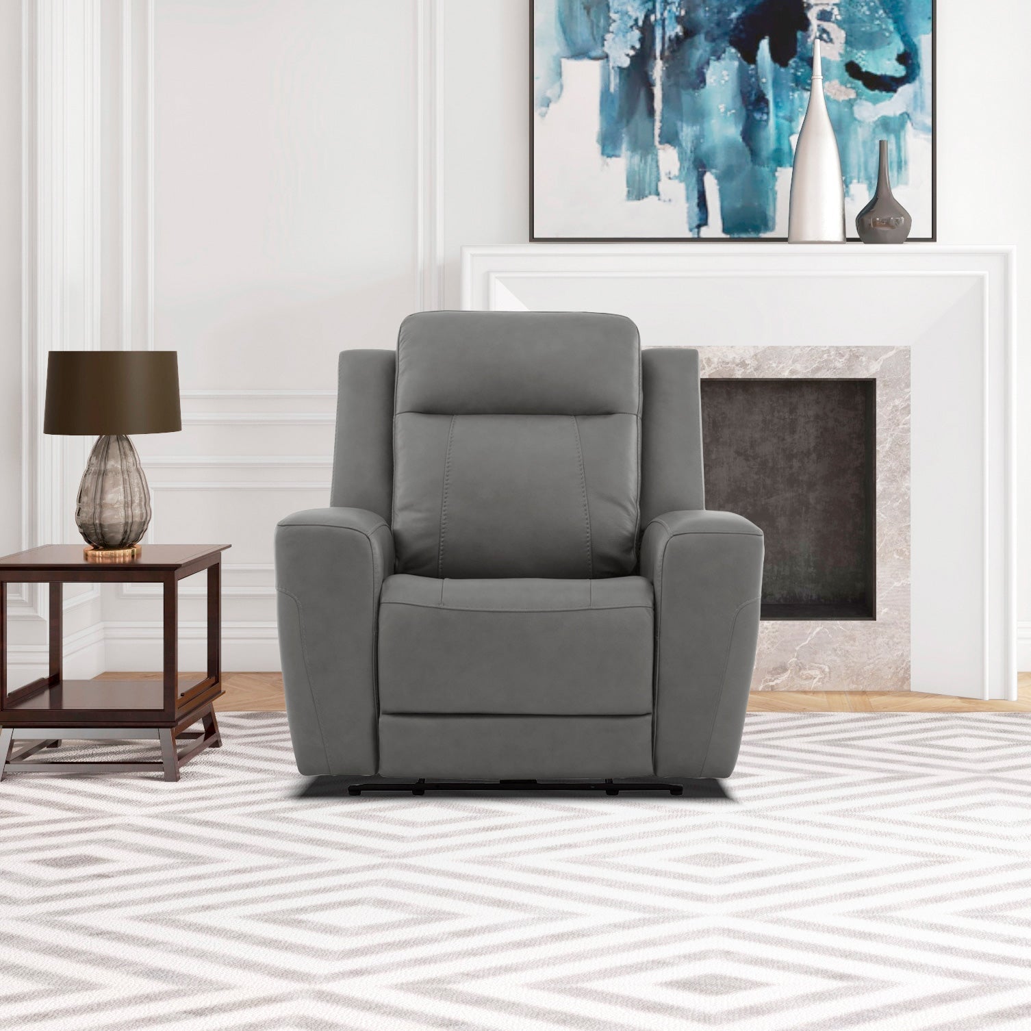 Gavin Dual Power Recliner Chair with Massage and Heat - Electric Lift Reclining Sofa for Living Room, Perfect for Elderly and Home Theater Relaxation