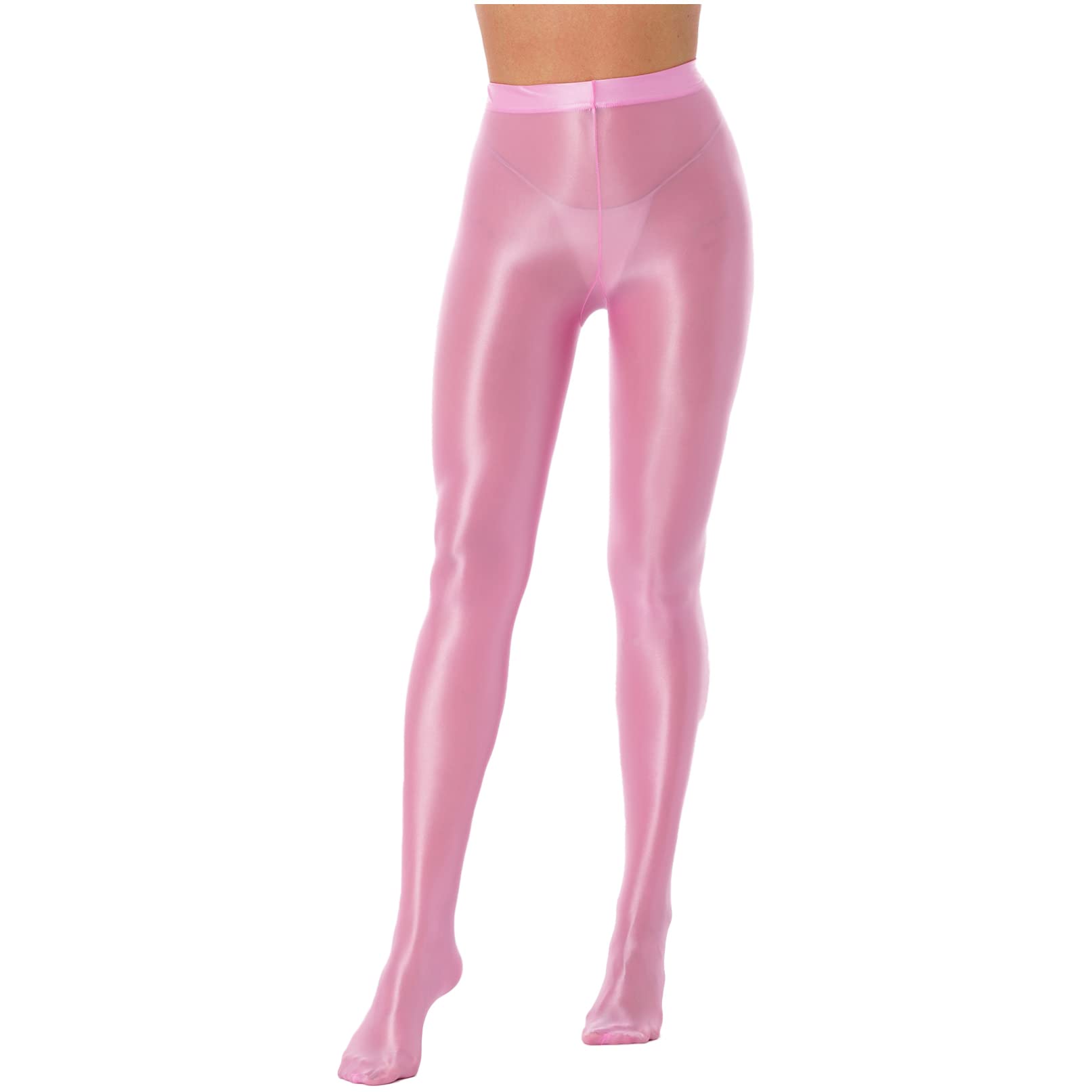 Women's Shiny Pantyhose - Glossy Sheer Tights, Sexy Stockings for Everyday Wear & Special Occasions