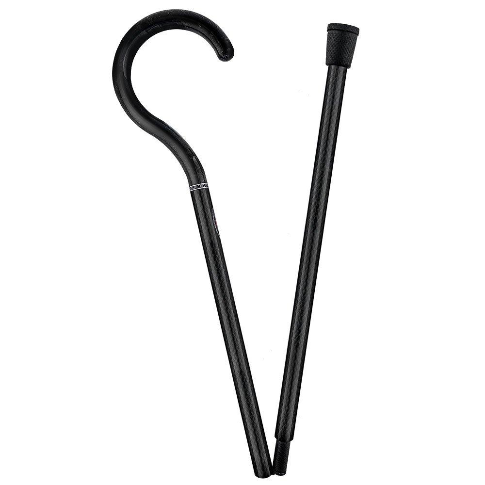 Premium Triple Wound Carbon Fiber Folding Walking Cane - Lightweight & Durable Black Travel Cane for Seniors & Tourists - Perfect for Hiking, Travel & Everyday Support