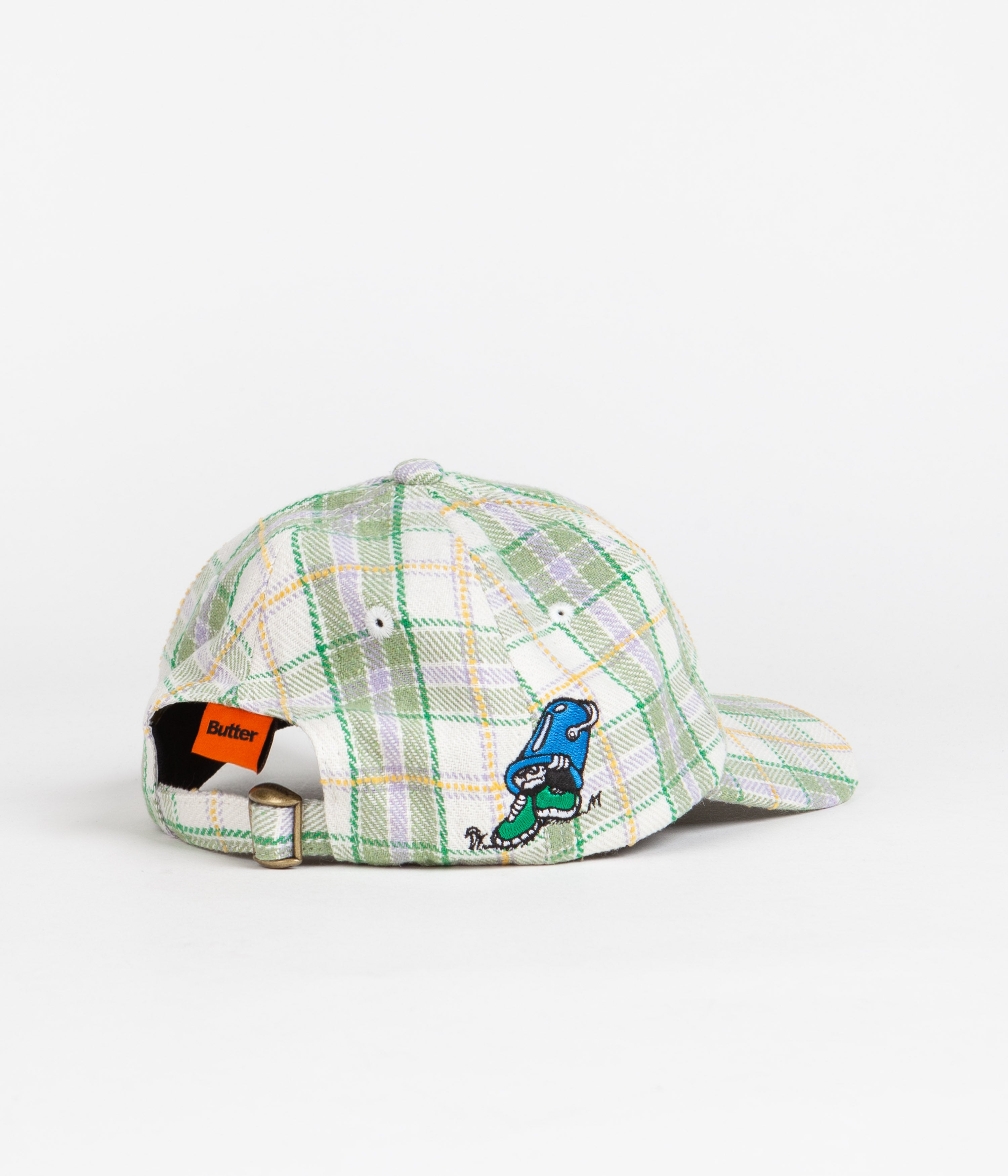 Butter Goods Bucket Plaid Cap - Forest Green Outdoor Hat for Hiking, Camping & Streetwear Fashion
