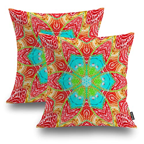 Red Kaleidoscopic Pattern
