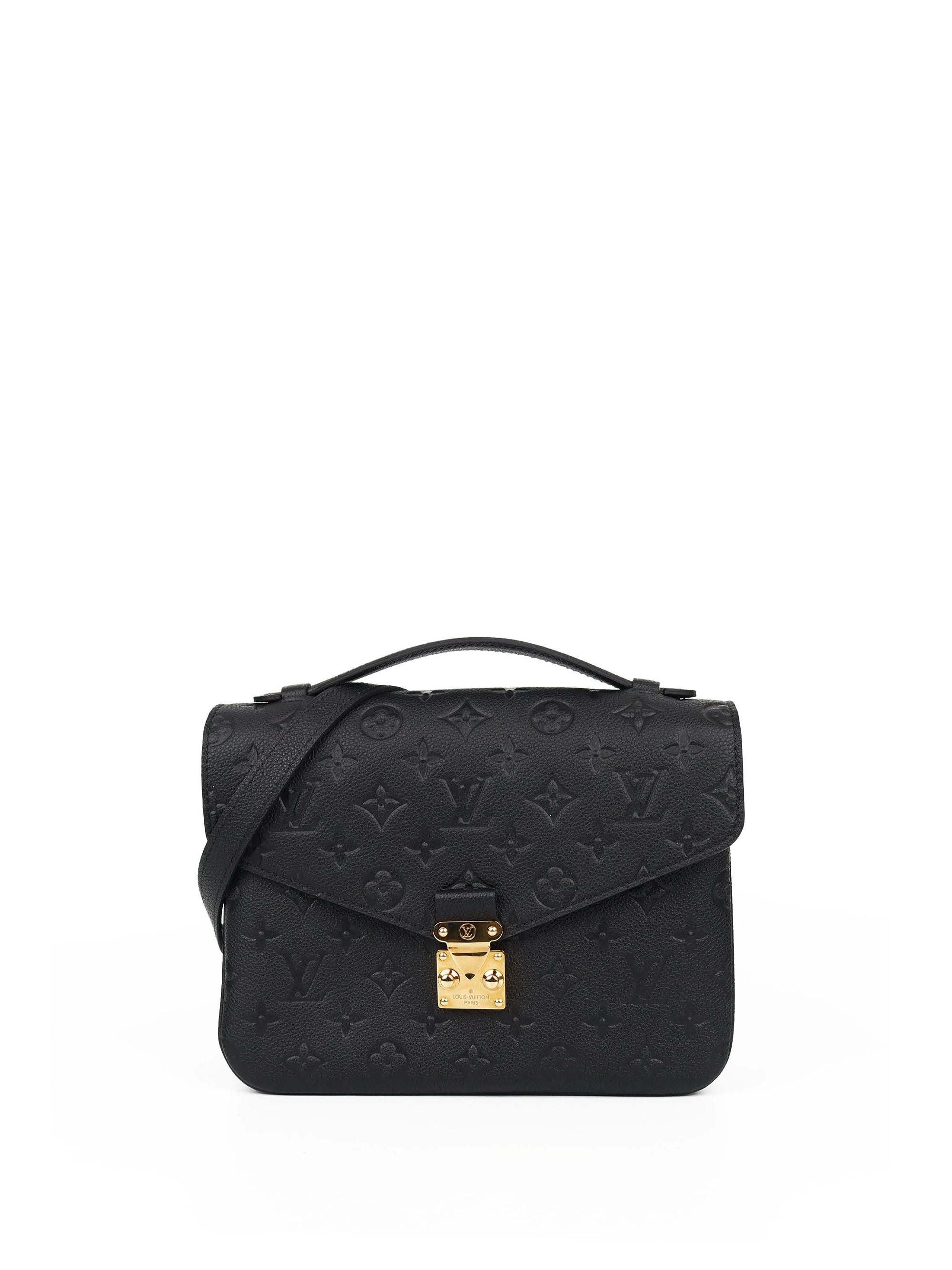 Authentic Louis Vuitton Black Pochette Metis Crossbody Bag - Luxury Handbag for Women, Perfect for Work, Travel & Evening Events