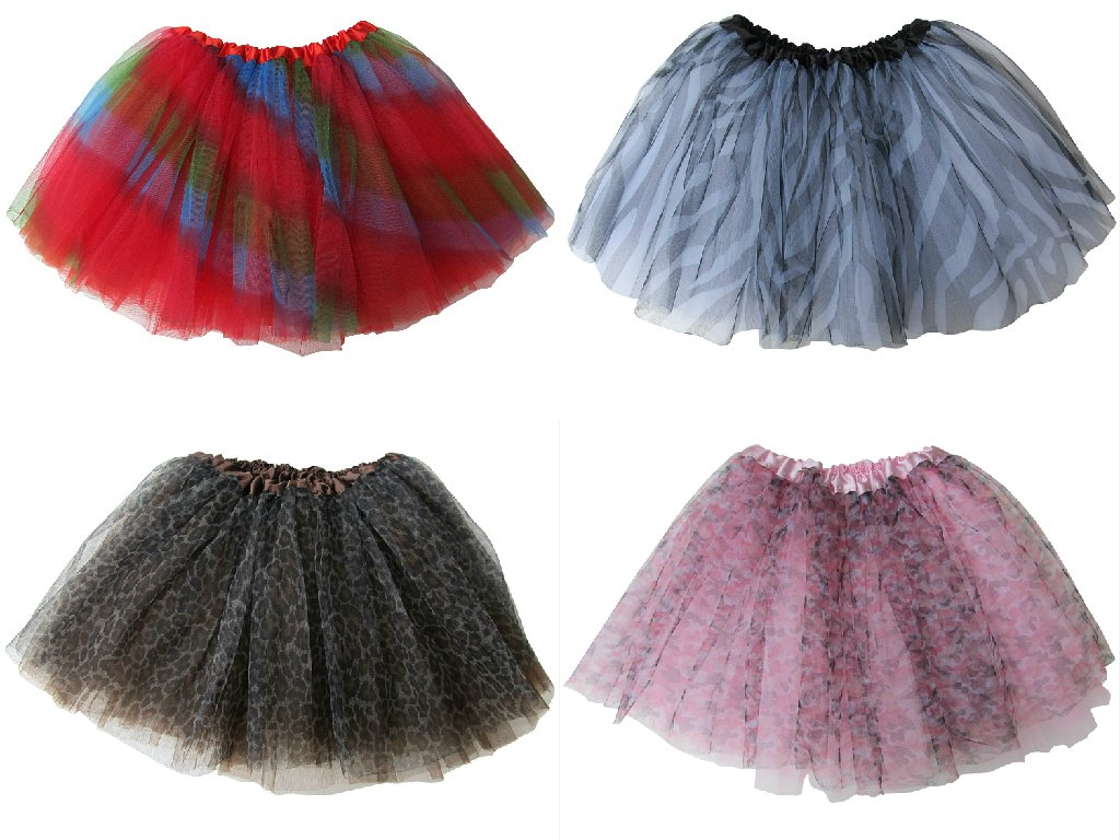 4-Pack Girls Tutu Skirts for Birthday Party, Princess Fairy Costume Dress Up, Toddler Ballet Dance Skirt Set - Perfect for Birthday Gifts, Halloween Costumes & Dance Recitals