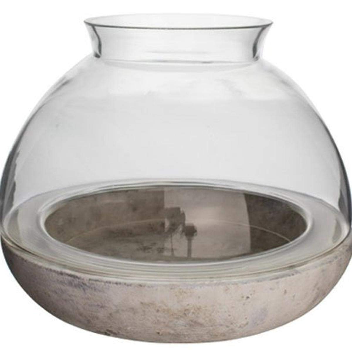 Premium Mixed Material Terrarium for Plants - Large Size | Indoor Garden Decor, Succulent Display, Home & Office Plant Holder