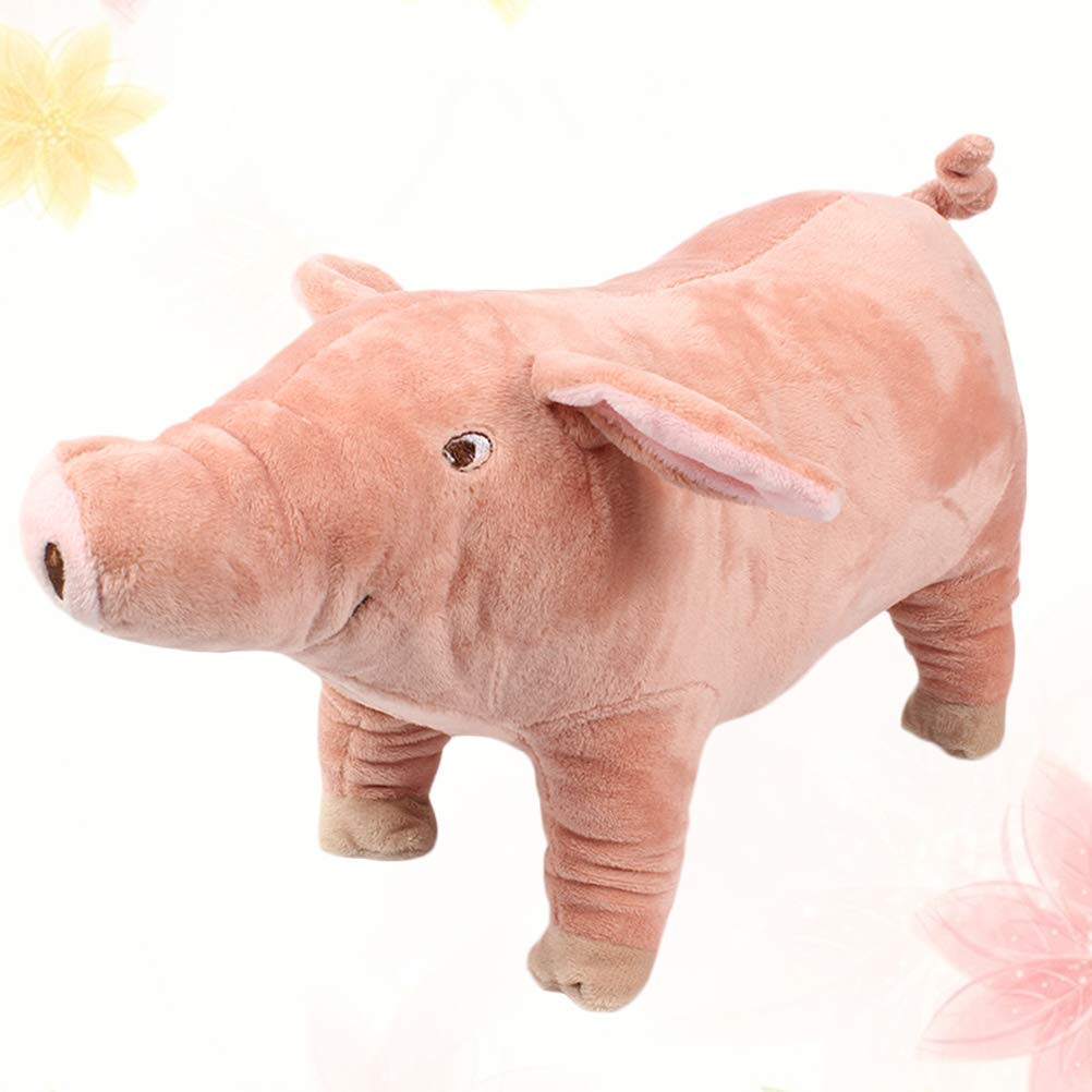 TEHAUX Plush Pig Toy for Dogs - Soft Stuffed Animal Sleeping Doll for Puppies, Anxiety Relief & Comfort - Perfect for Chewing, Cuddling & Playtime at Home or Travel