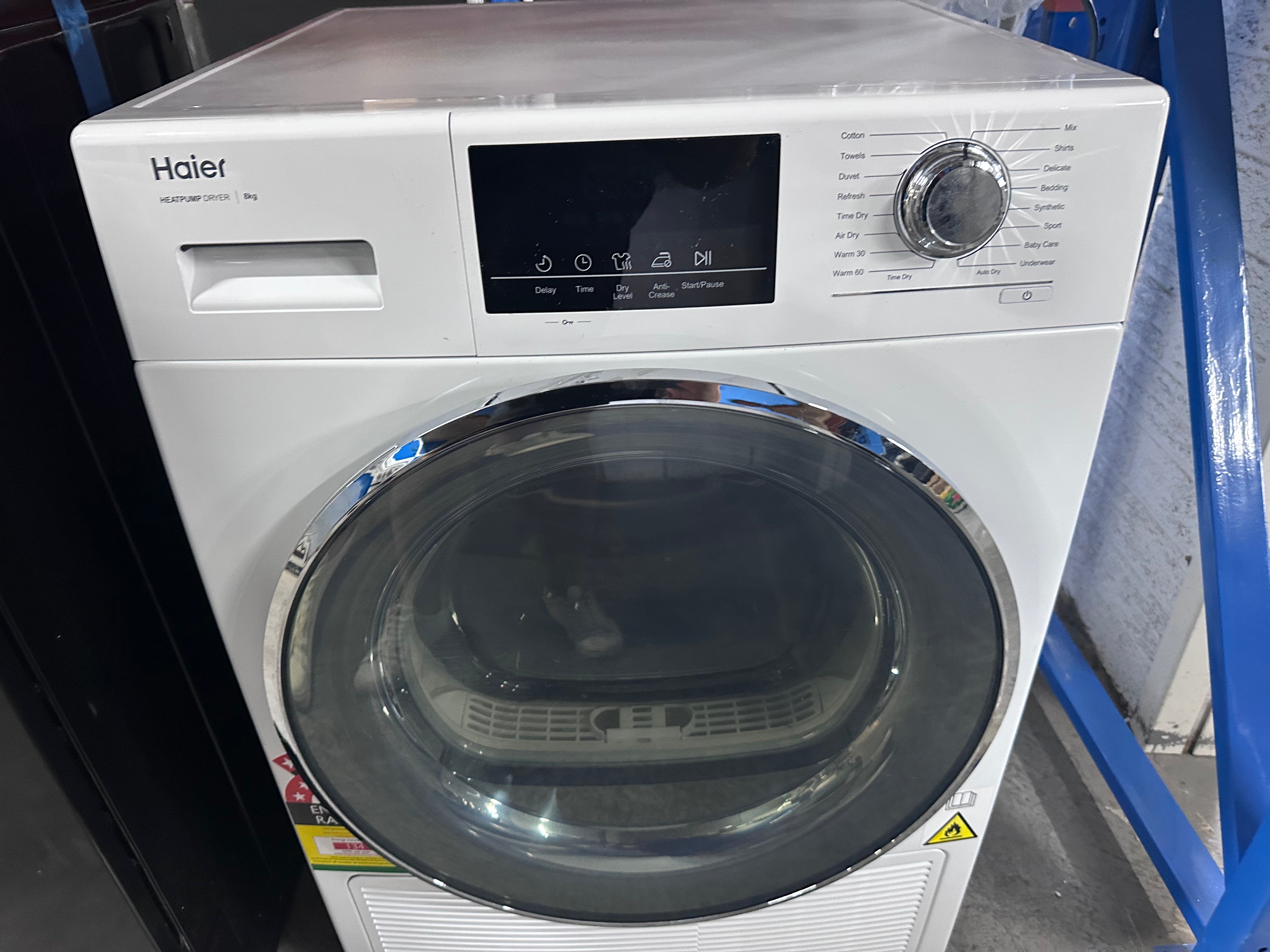 Haier 8kg Energy Efficient Heat Pump Dryer - Certified Refurbished | Perfect for Small Apartments & Eco-Friendly Laundry