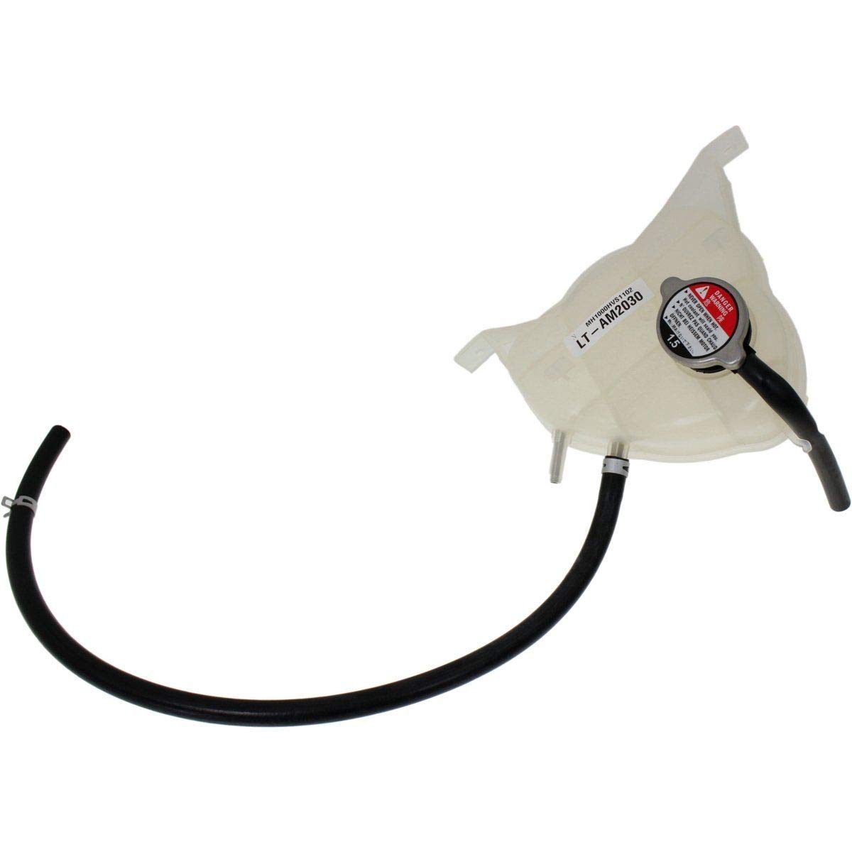 2007-2008 Jeep Wrangler (JK) Coolant Reservoir Tank with Cap - Replacement Plastic Overflow Bottle for Engine Cooling System - Perfect for Off-Roading & Daily Driving