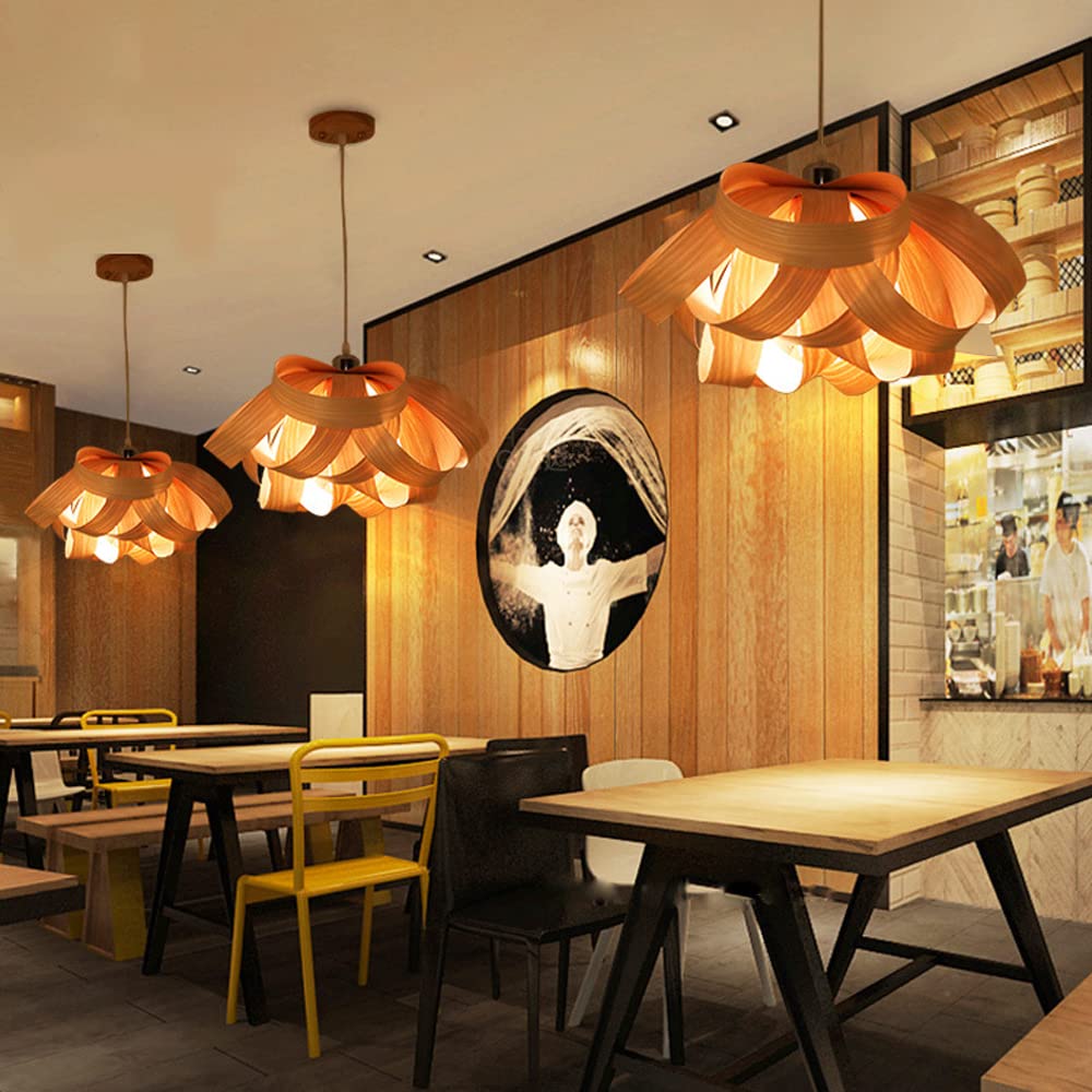 SEYFI Creative Chandelier - 40Cm Nordic Style LED Pendant Light for Dining Room, Living Room, Study & Bedroom Decor | Perfect for Meditation Spaces & Modern Home Lighting